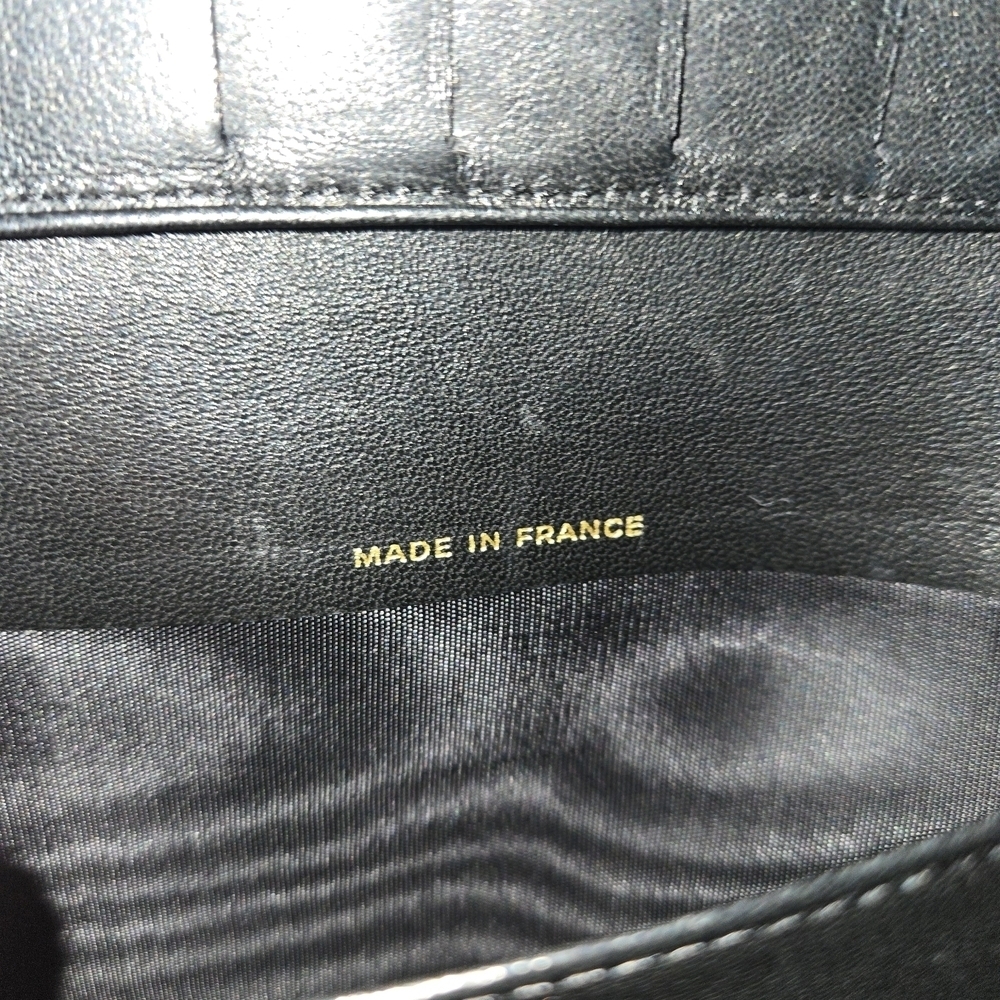Chane CC Logol Black Leather Wallet - Picture 10 of 17